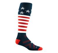 Darn Tough Mens Merino Wool Captain Stripe US Flag Knee High Midweight Ski Snowboard Socks - M - Stars And Stripes