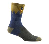 Darn Tough Mens Merino Wool Crew Midweight Seamless Hiking Socks - M - Denim