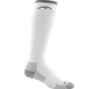 Darn tough Men's Merino Wool Westerner Over-the-Calf Light Cushion Socks-White,X-Large