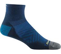 Darn Tough Men's Run Quarter Ultra-Lightweight Running Sock / Eclipse (MEDIUM (UK 7.5-9))