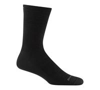 Darn Tough Men's Solid Crew Lightweight Sock (Style 6032) -, Solid Black, Large