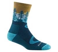 Darn Tough Northwoods Women's Micro Crew Lightweight Hiking Socks (Style 5013) Dark Teal, Large