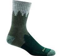Darn Tough | Number 2 Micro Crew Midweight Socks | Cushion | Green Large