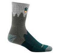 Darn Tough Mens Number 2 Micro Crew Midweight with Cushion - Green, Size M-L