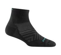 Darn Tough Run Quarter Ultra-Lightweight Running Sock Black - Dames