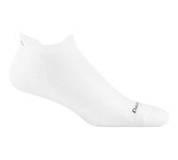 Darn Tough | Run No Show Tab Ultra-Lightweight | Cushion | Men's | White Medium