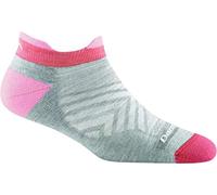 Darn Tough Run No Show Tab Women's Ultra Light Running Socks (Style 1047), Ash, Small