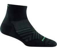 Darn Tough Run Quarter Ultra-Lightweight Running Sock Black - Dames