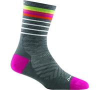 Darn Tough Run Stride Micro Crew Ultra-Lightweight Dames Grijs