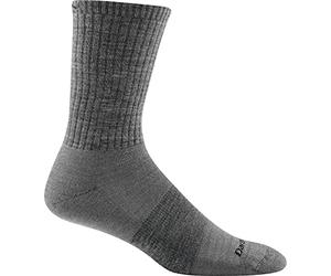 Darn Tough Standard Light Cushion Crew Socks - Men's Medium Gray Large