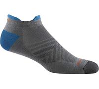 Darn Tough Vermont - 1054 - Run Coolmax No Show Tab Ultra-Lightweight with Cushion Men's Sock - Grey, Medium