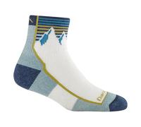 Darn Tough Vermont Hiker Quarter Socks for Women - Midweight Merino Wool Women's Hiking Socks - Mountain White, M