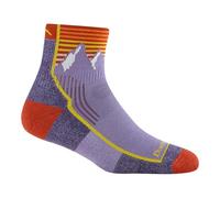 Darn Tough Vermont Hiker Quarter Socks for Women - Midweight Merino Wool Women's Hiking Socks - Mountain Lupine, M