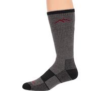 Darn Tough Vermont Men's Coolmax Boot Socks Full Cushion Outdoors Equipment, Gray/Black, XL