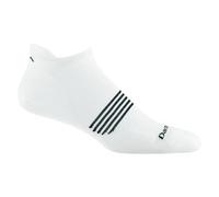 Darn Tough Vermont Men's Element No Show Tab Lightweight Running Sock (Style 1116), White, Large