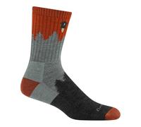 Darn Tough Vermont Men's Number 2 Micro Crew Cushion Hike Socks (1974) | 63% Merino Wool, True Seamless Toe, cushion underfoot, keeps feet dry, all-weather performance, knit in Vermont USA