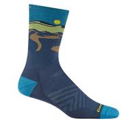 Darn Tough Vermont Micro-Crew Men's Running Socks, Ridge Runner - Ultra-Lightweight Socks for Men, Style 1065, Midnight, Large