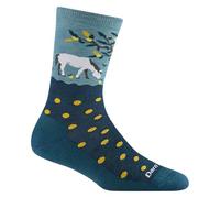 Darn Tough Vermont Pop McFly Crew Lightweight, Dark Teal, Small