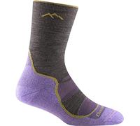 Darn Tough Vermont Women's 1967 Light Hiker Micro Crew Lightweight with Cushion, Taupe, L