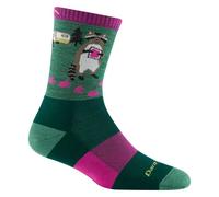 Darn Tough Vermont Women's Critter Club Micro Crew Lightweight with Cushion Sock (Style 5001) - Green/Moss, Medium