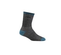 Darn Tough Vermont Women's Mountaineering Micro Crew Heavyweight Hiking Merino Socks in Grey | Size: Medium Darn Tough Vermont Grey M