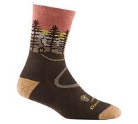 Darn Tough Vermont Women's Northwoods Micro Crew Lightweight Hiking Sock (Style 5013) - Earth, Medium