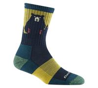 Darn Tough Women's Bear Town Micro Crew Lightweight with Cushion Sock (Style 1970) - Dark Teal, Small