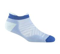 Darn Tough Women's Run No Show Tab Ultra-Lightweight with Cushion Sock (Style 1047) - Sky, Large, Sky, L