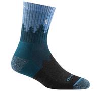 Darn Tough Womens Treeline Micro Crew Cushion Sock - Blue, Size S-M