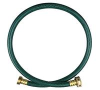 Darnassus PVC Garden Hose 1/2 Inch Green Heavy Duty Water Hose with Solid Brass Fittings,No Leaking, Flexible,for outdoors,Lawns,Patio (3 FT, Green, Brass Fittings)