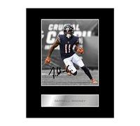 Darnell Mooney Pre Printed Signature Signed Mounted Photo Display #11 Printed Autograph Picture