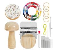 Darning Kit - Small Craft Accessories with Hook and Thread Knitting Patch Tool for Women Beginners Dressmakers Sock Repair Crafts