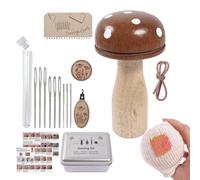 Darning Loom Kit - with Needles Storage Box | Patch Loom Darning Tool Mending Kit for Knitting Embroidery Repair DIY Crafts Adults Beginners Socks Clothes Fabric