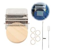 Darning Loom Speedweve Type Weave Tool,Darning Mini Loom Machine,Quickly Mini Mending Darning Loom, Weaving Loom Kit for Beginners Mending Jeans, Repair Holes, DIY Beautiful Weaving Arts(14Hook)