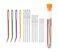 Darning Needles for Crochet, Various Crochet Hooks for Knitting, Yarn Sewing Needles Set, Finish and Weaving Needles with Storage Box for Women