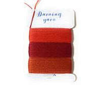 Darning yarn Red 3 Colors