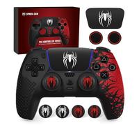Darno Spider-Man Theme Ps5 Controller Skin, Anti-Slip Silicone Grip Cover for PlayStation 5 DualSense Controller