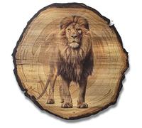 DARO Design - Lion Wall Picture Size 30 cm - Art Print Ready to Hang - Wall Decoration Theme Hunting, Nature, Animals