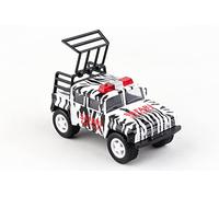 Daron Lil Truckers Safari Truck, White/Black/Red