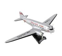 Daron Metal 1/144 DC-3 Tabletop Sculpture Silver