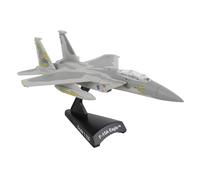 Daron Postage Stamp F-15 Eagle 5th Fighter Interceptor Sqn. 1/150 Scale, Gray, unisex, adult Grey