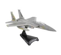 Daron Postage Stamp F-15 Eagle 5th Fighter Interceptor Sqn. 1/150 Scale, Gray, unisex, adult Grey