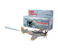 Daron Sky Fighter Flying Toy on a String Grey