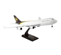 Daron Skymarks Ups 747-400F Airplane Model Building Kit with Gear 1/200-Scale, White,black