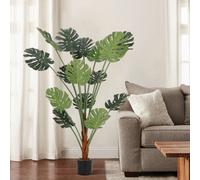Darphe 150 Cm Artificial Tropical Monstera Plant In A Pot (Fake Plant)