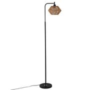 Darphe 60W Handmade Rope Braided Lampshade Floor Lamp With Foot Switch, E27 Base