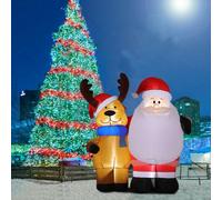 Darphe Christmas Inflatable Ornament With 4 Led Lights
