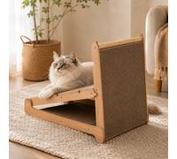Darphe Freestanding Foldable Multi-Functional Cat Scratcher, 112Cm L