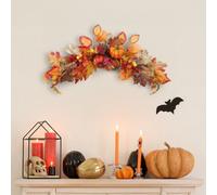 Darphe Halloween Simulated Autumn Maple Leaf Luminous Pendant 60 Cm Decoration