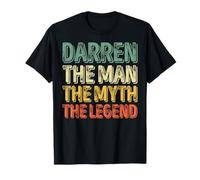 Darren The Man The Myth The Legend First Name Darren T-Shirt